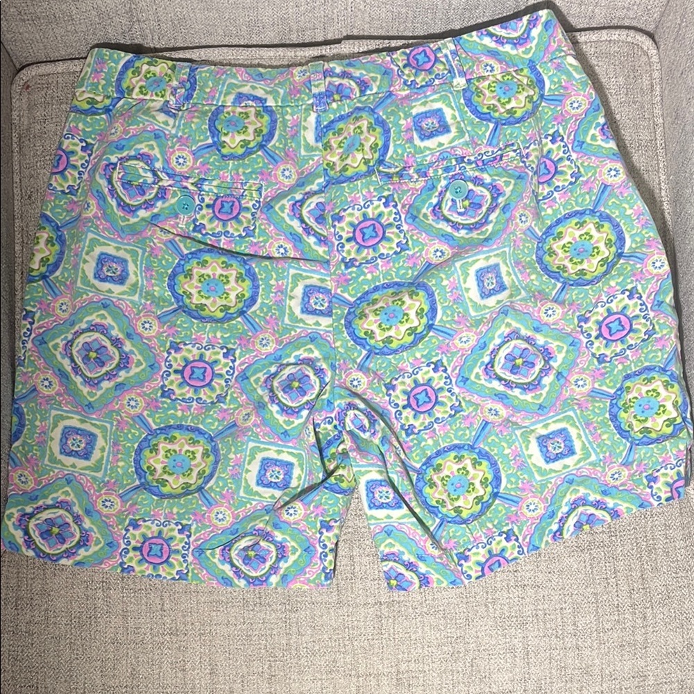 Talbots Multicolor Patterned Women's Shorts - Picture 3 of 3